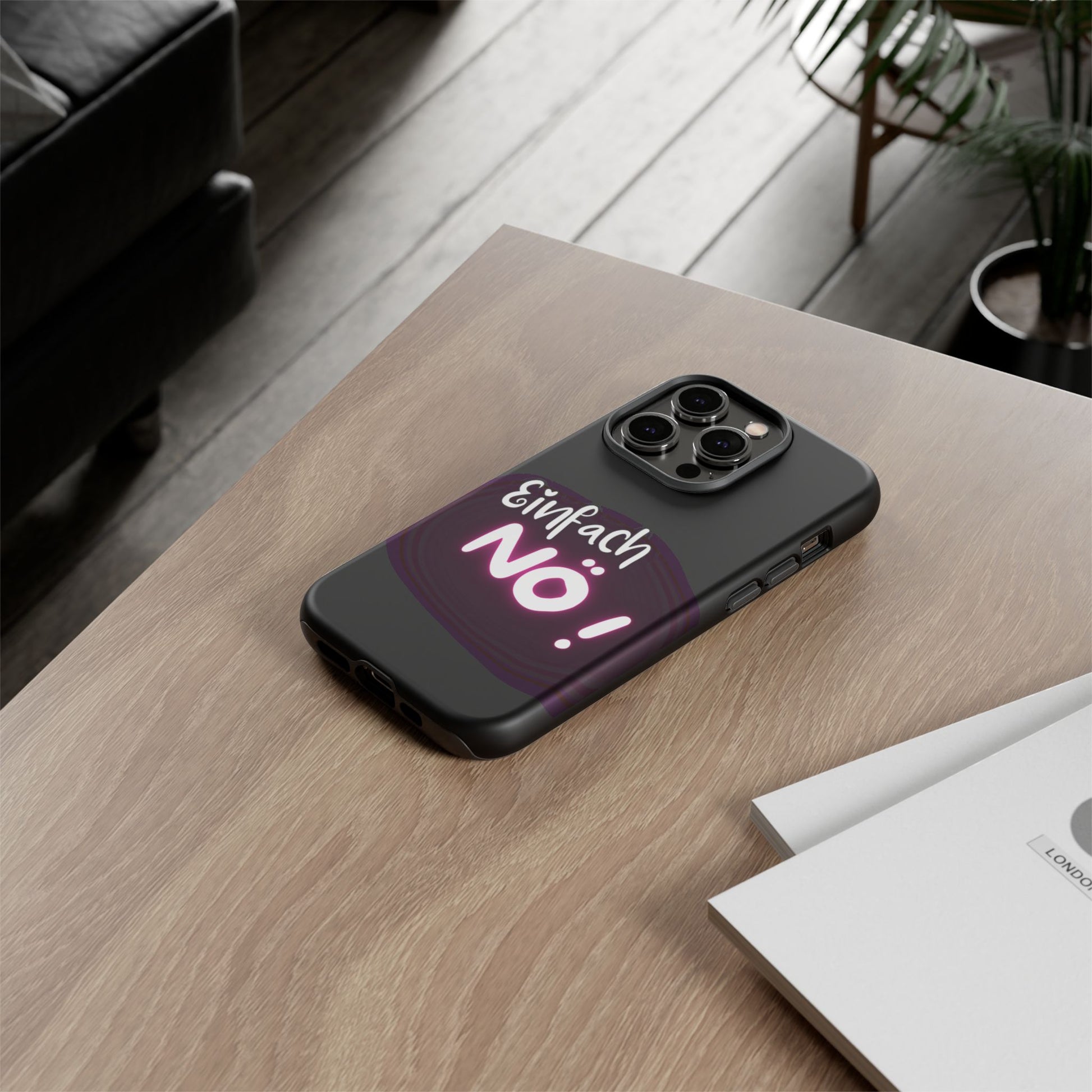 Robuste Handyhülle mit Design | Stoßfeste Schutzhülle für Smartphones | Wireless-Charging geeignet | Moderne Handy-Hülle