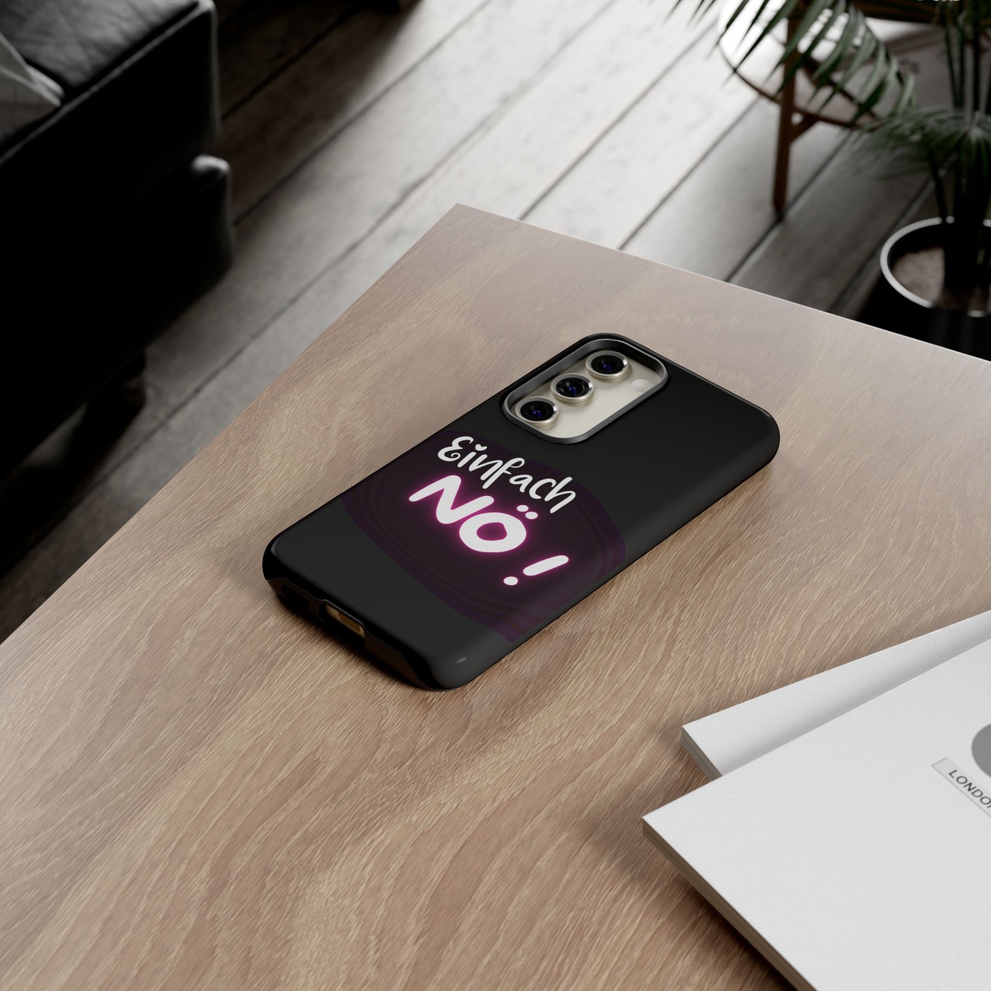 Robuste Handyhülle mit Design | Stoßfeste Schutzhülle für Smartphones | Wireless-Charging geeignet | Moderne Handy-Hülle