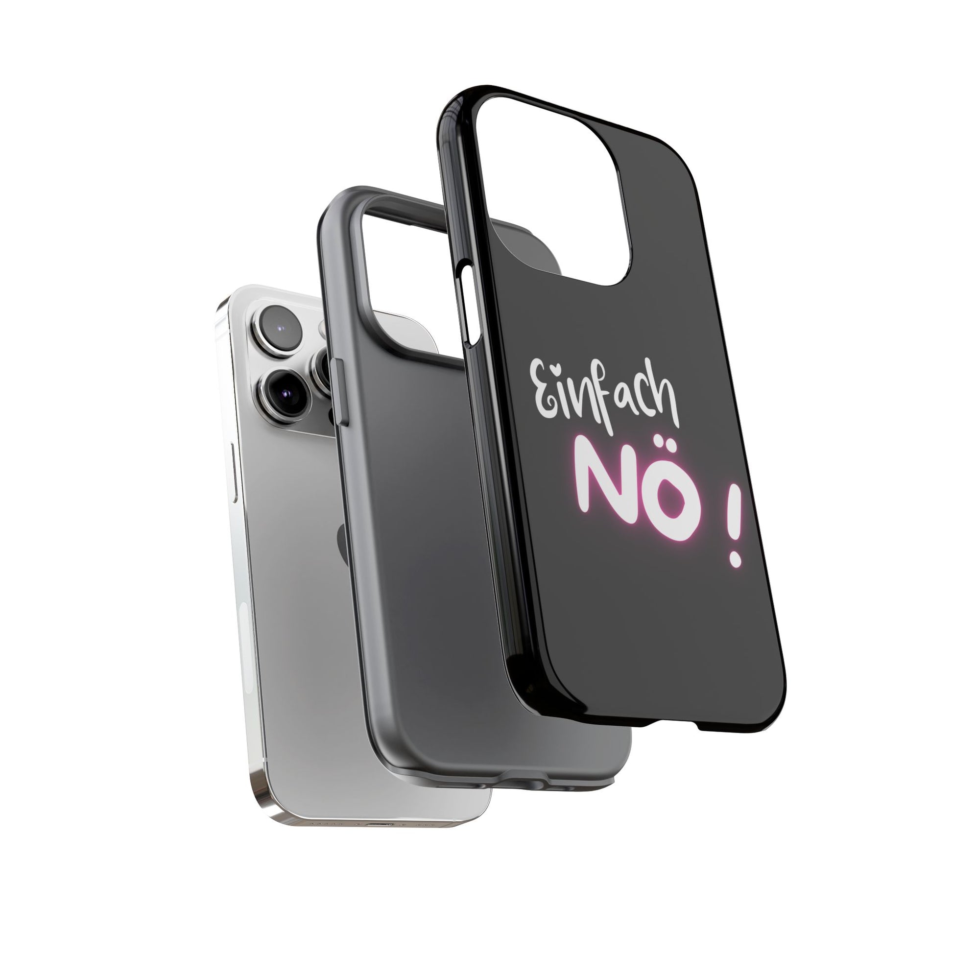 Robuste Handyhülle mit Design | Stoßfeste Schutzhülle für Smartphones | Wireless-Charging geeignet | Moderne Handy-Hülle
