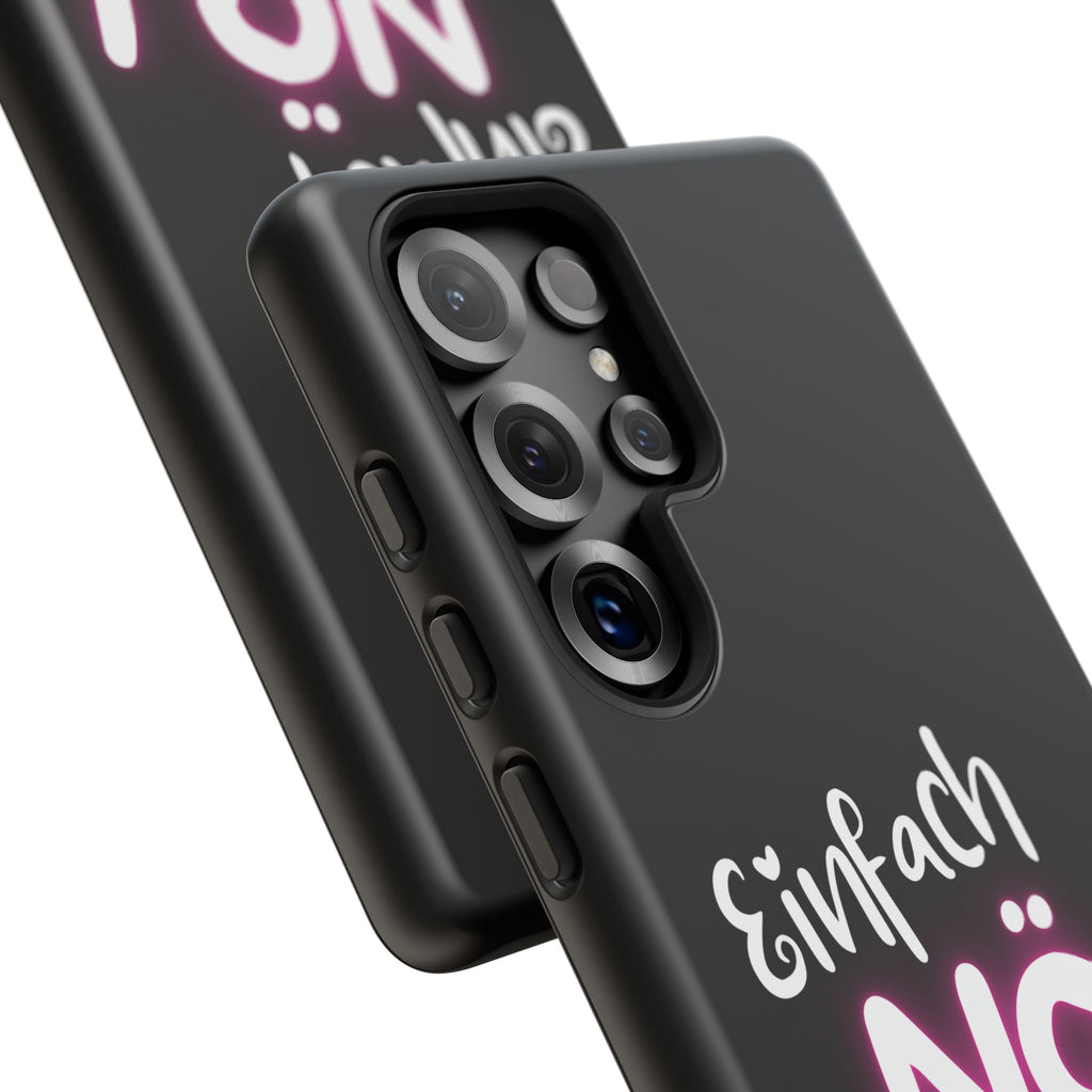 Robuste Handyhülle mit Design | Stoßfeste Schutzhülle für Smartphones | Wireless-Charging geeignet | Moderne Handy-Hülle