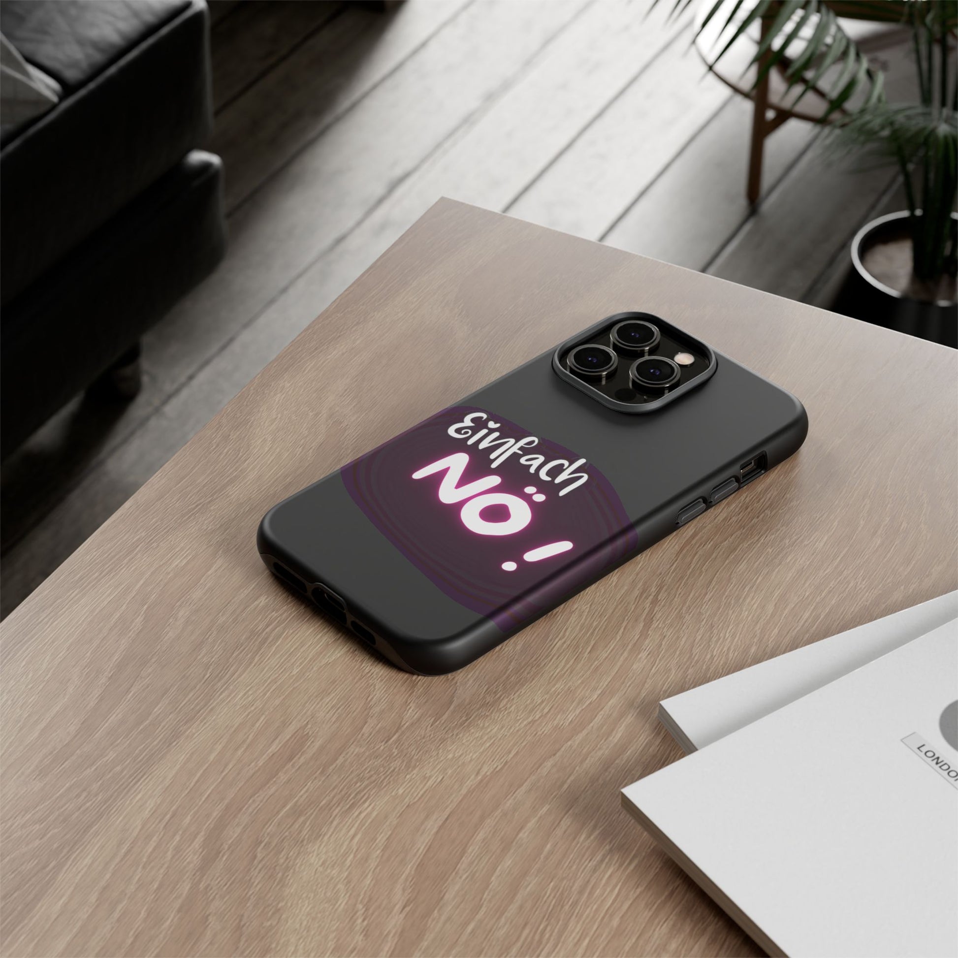 Robuste Handyhülle mit Design | Stoßfeste Schutzhülle für Smartphones | Wireless-Charging geeignet | Moderne Handy-Hülle