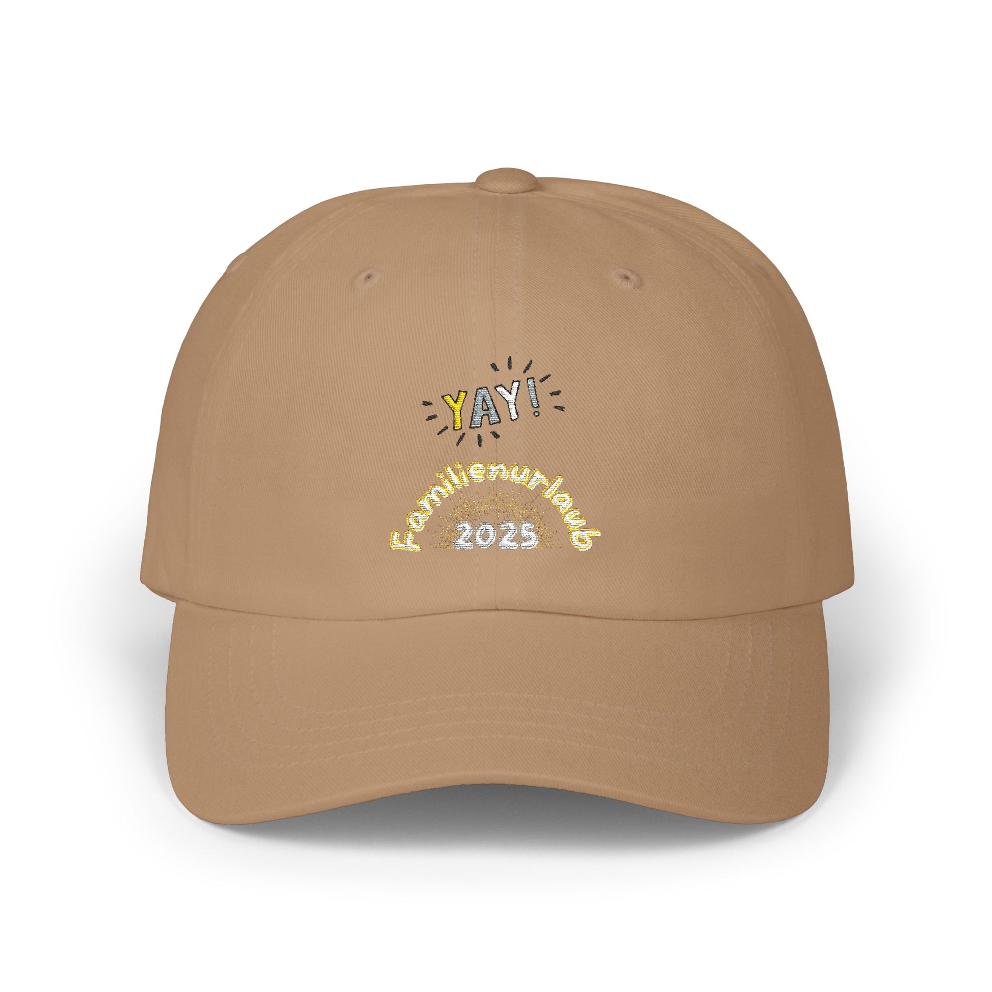Familienurlaub 2025 Cap  YAY! Familienurlaub 2025 Mütze für Erwachsene | Urlaubs-Outfit | Geschenkidee Familie