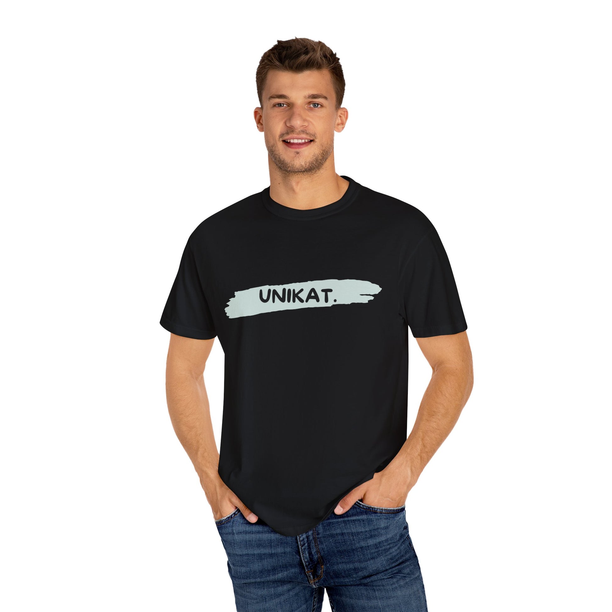 Unikat Garment-Dyed T-shirt | Casual Wear, Gift for Her, Unique Style, Everyday Comfort, Eco-Friendly Fashion