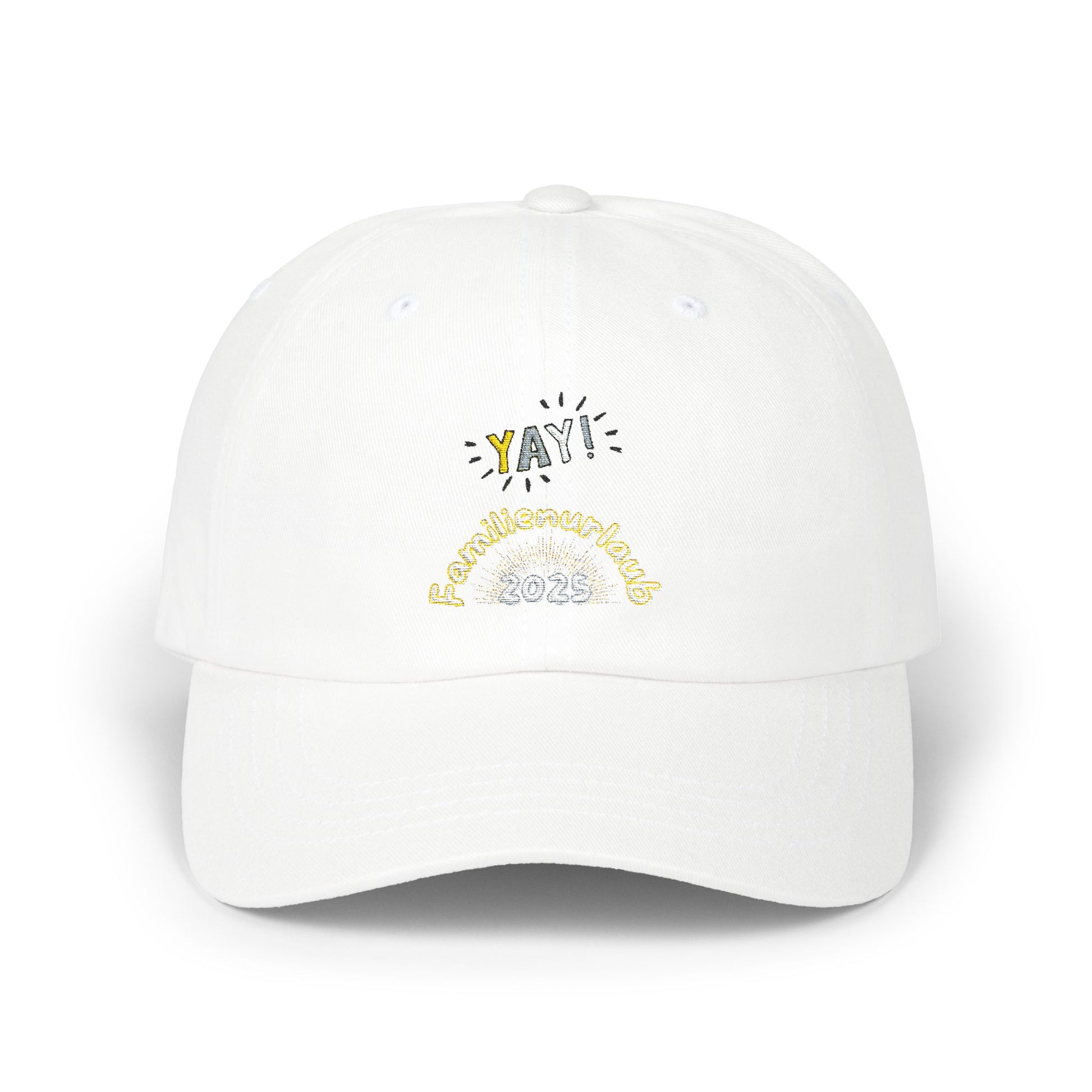 Familienurlaub 2025 Cap  YAY! Familienurlaub 2025 Mütze für Erwachsene | Urlaubs-Outfit | Geschenkidee Familie